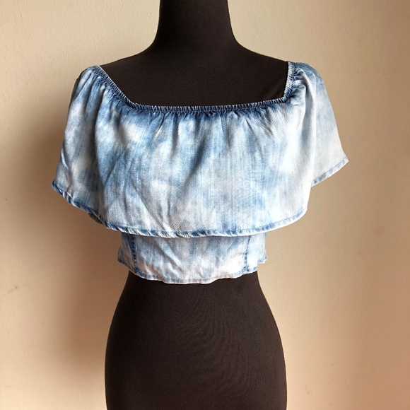 Mustard Seed Tops - Mustard Seed sz S crop off shoulder top